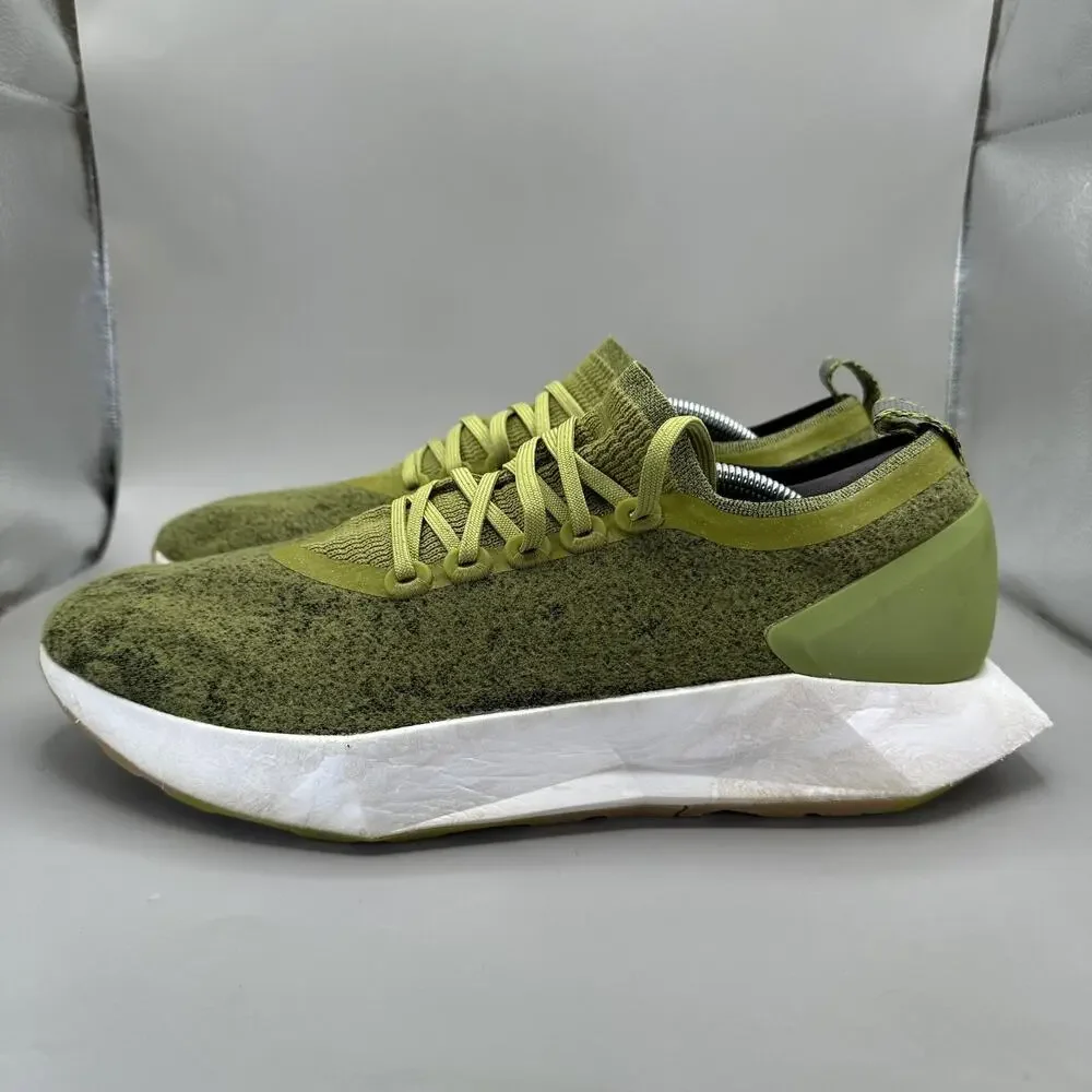 Allbirds Wool Flyer Winter Shoes Mens Size 12.5 Green Running Sneakers Warm